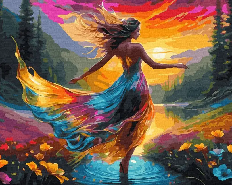 Картина за номерами Назустріч мріям 40х50см Rainbow Art GX47415 Забарвлення за цифрами на полотні для дорослих