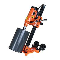 Потужна установка алмазного буріння GTM DK-182/45 стійка з нахилом : 2.8/3.9 кВт, сверління мокре