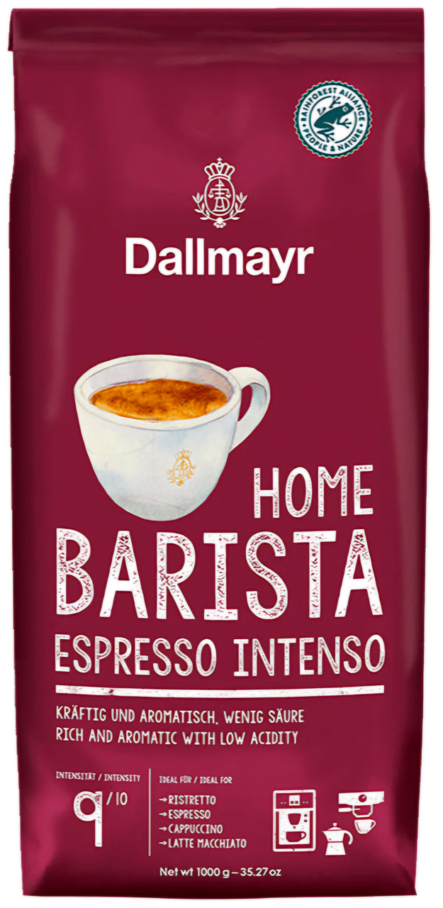 ОРИГІНАЛ! Кава в зернах Dallmayr Home Barista Espresso Intenso 1кг, 30/70 Німеччина