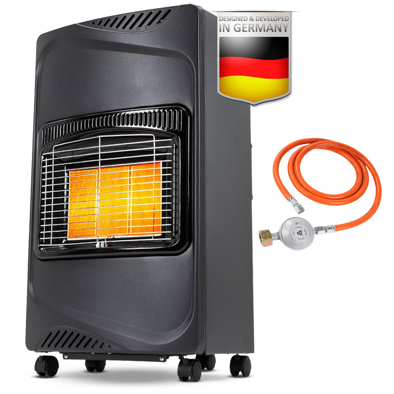 Підлоговий газовий обігрівач Heidenfeld Inferno GH100
