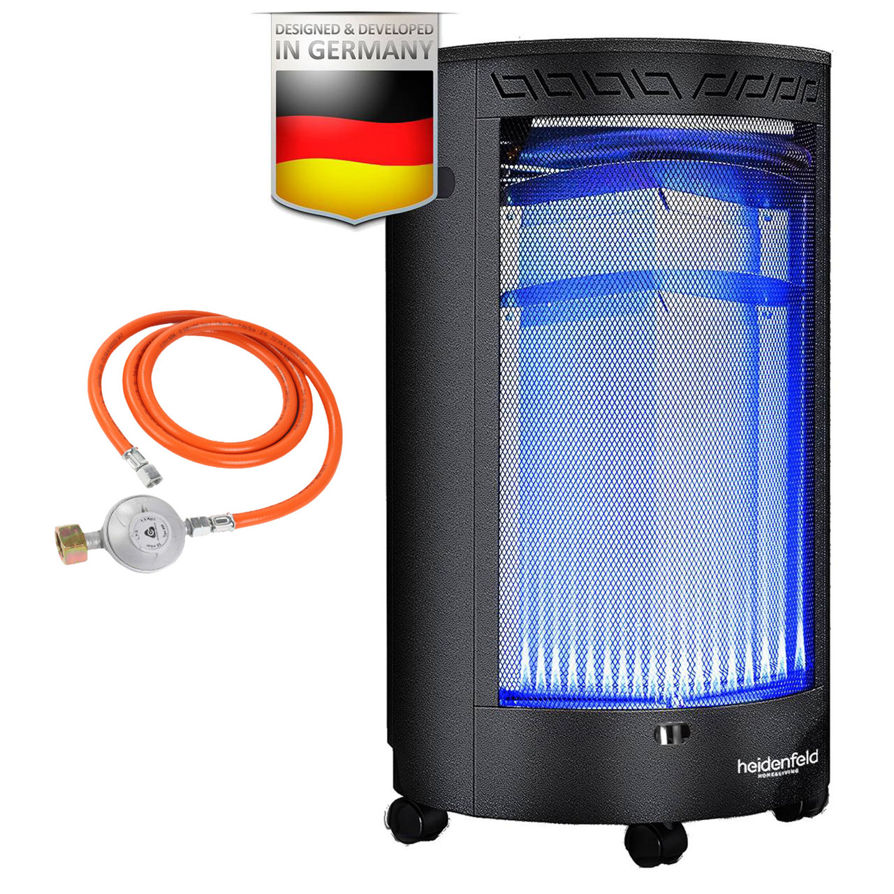 Підлоговий газовий обігрівач Heidenfeld Blueflame GH110, фото 1