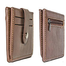 Гаманець чохол для банківських карт коричневий
