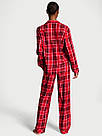 Фланелева Піжама Victoria's Secret Flannel Long Pajama Set, Червона картата (Нова), фото 2