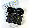 Подовжувач з USB 6 м 4 розетки 3 USB UA Power F15U чорний, фото 5