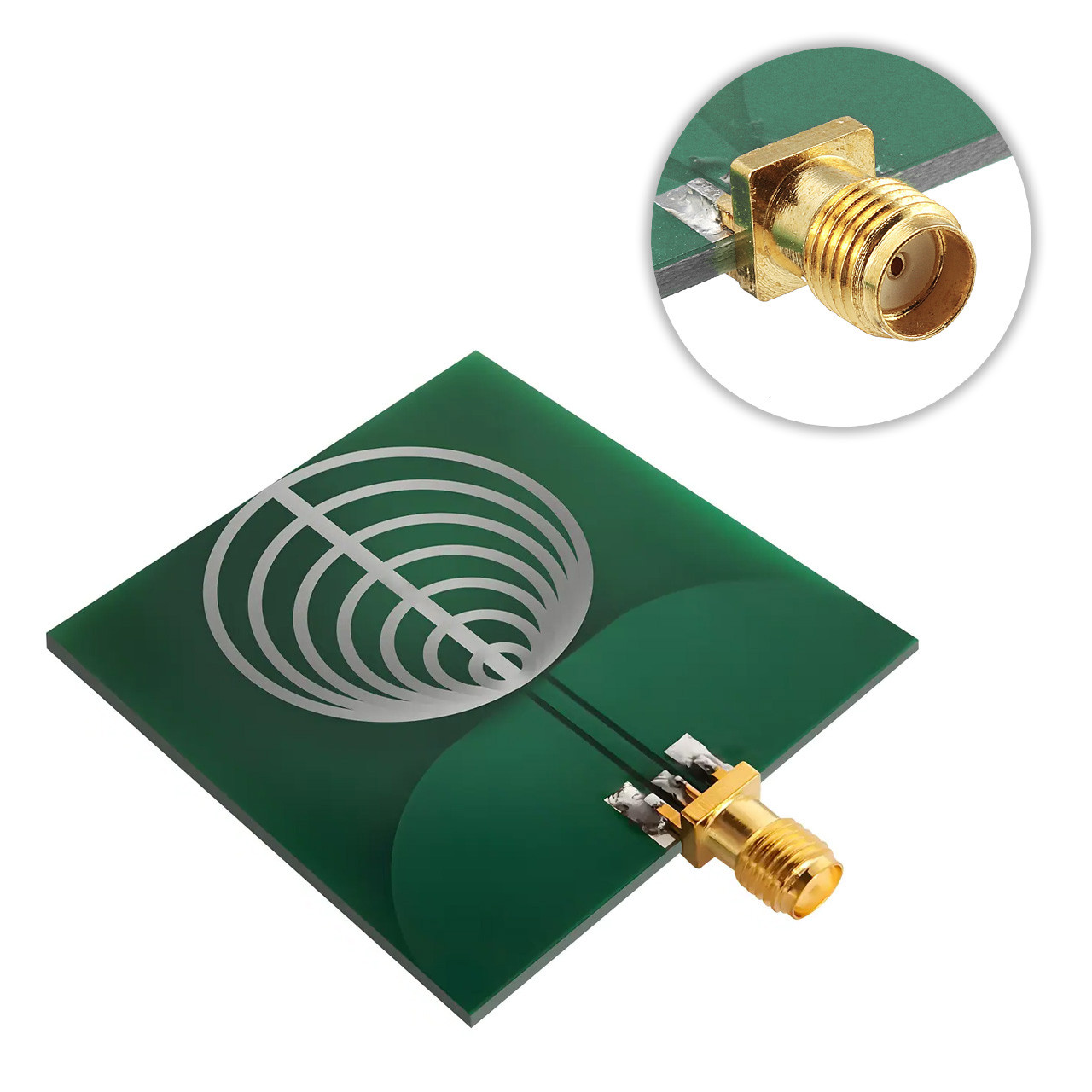 Широкосмугова антена PCB 2.4-10.5 ГГц SMA Female для позиціонування і зв'язку, універсальна WiFi 4G 3G GSM