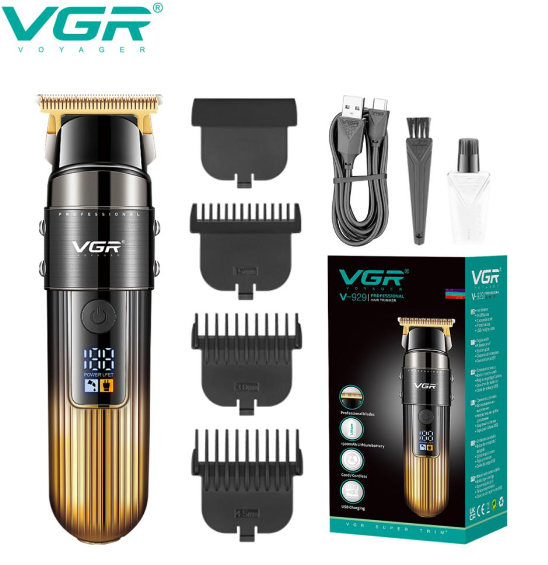 Триммер бороды и усов VGR V-929: продажа, цена в Киеве. Машинки для ...
