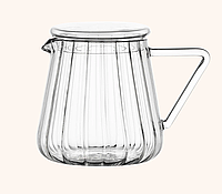 LOVERAMICS EGG Optic Glass глечик товсте скло (прозорий) 500 мл