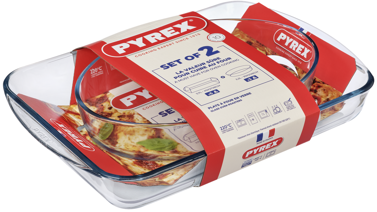 Набір форм для запікання Pyrex, 2 предмети