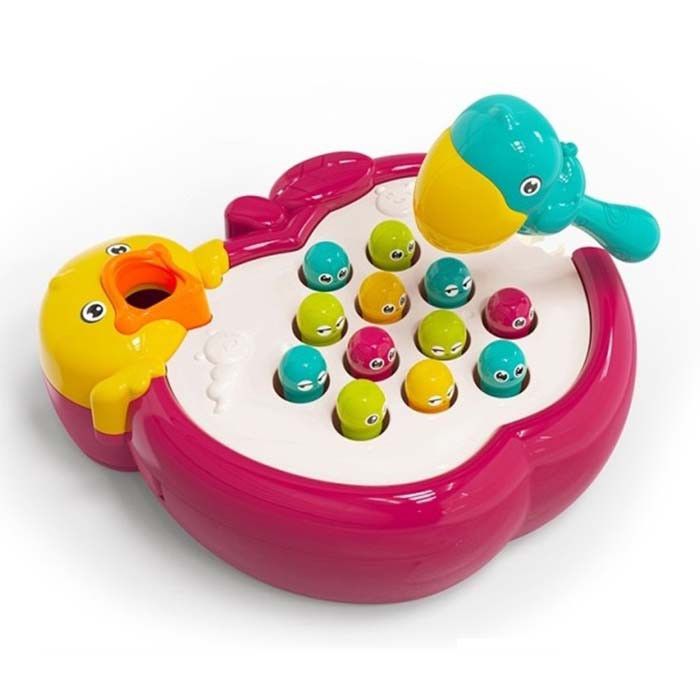 Розвиваюча гра "Нагодуй пташку" (магнітна, рухомі деталі, музика, гусениці 12шт) 6958A, фото 1