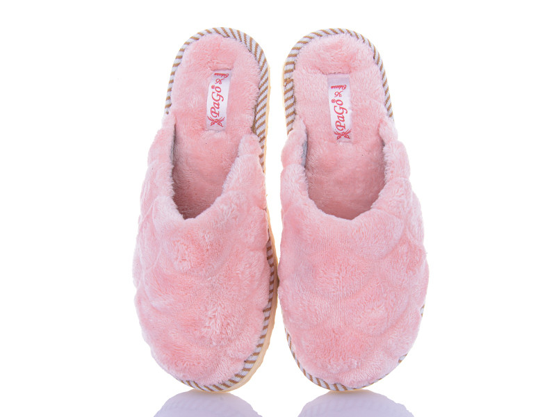 Хатні капці жіночі кімнатні PaGo "Ніжність" Пудра, фото 1