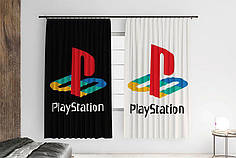 Штори з принтом «PlayStation. Classic logo»