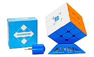 Meilong Magnetic Cube 3x3 V2 | Кубик Рубіка 3х3 МоЮ V2 магнітний без наклейок, фото 4