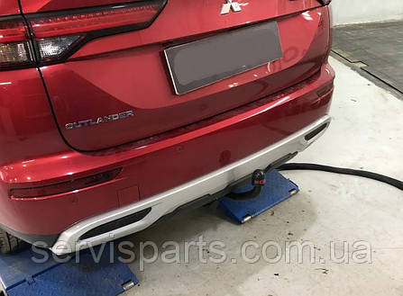 Фаркоп Mitsubishi Outlander IV 2023- (Мітсубісі Аутлендер 4) без підрізу бампера, фото 1
