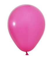 Повітряні латексні кулі малинові фуксія пастель Gemar Італія 13 см набір 10 шт