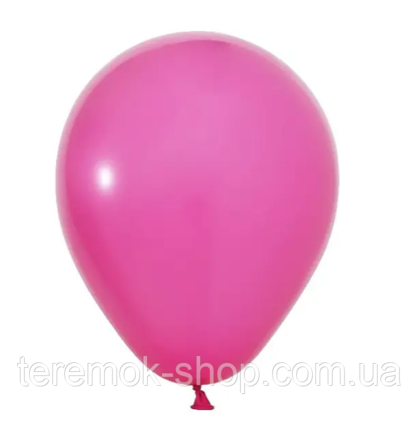 Повітряні латексні кулі малинові фуксія пастель Gemar Італія 13 см набір 10 шт - фото 1 - id-p2455245950
