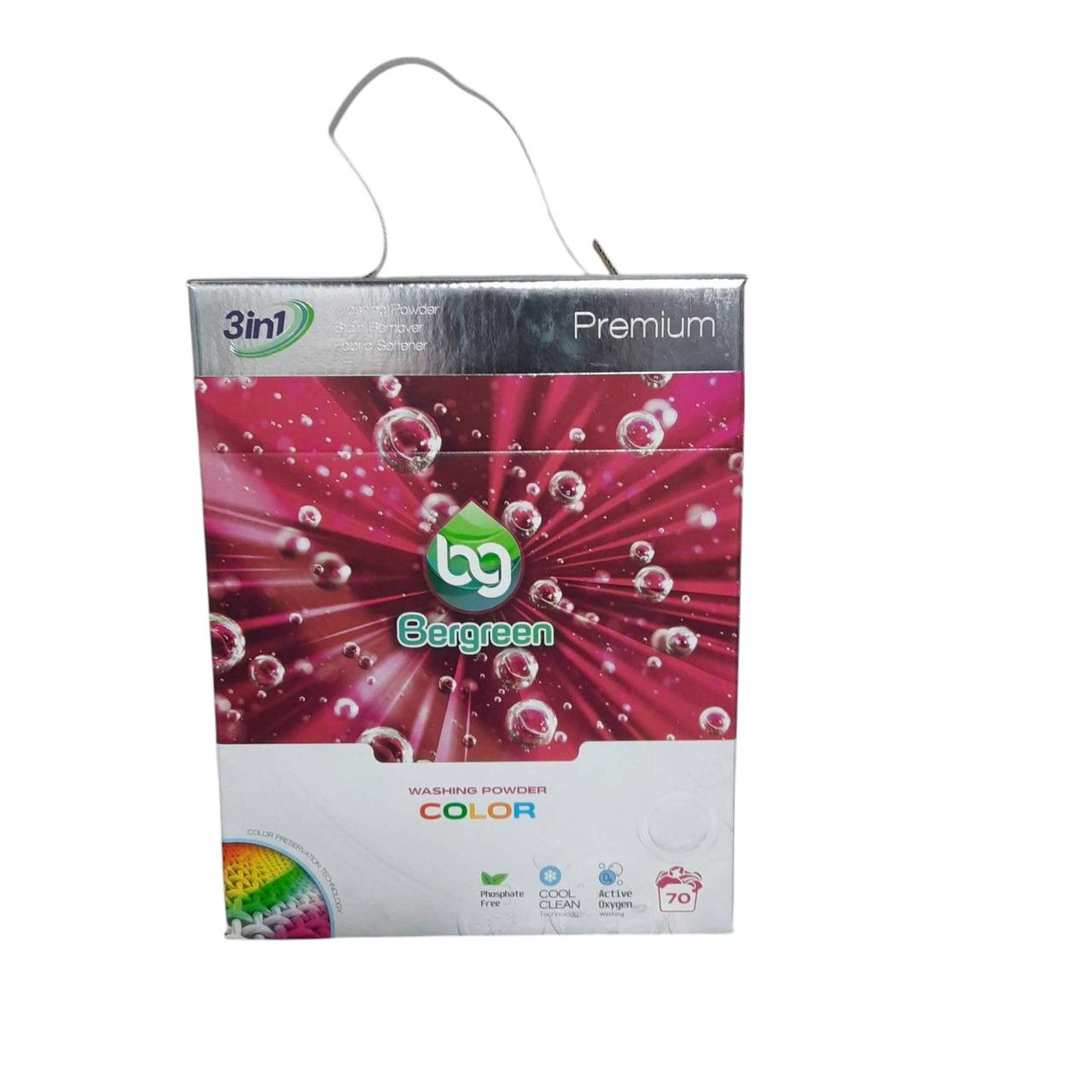 Пральнй порошок для кольорових речей Bergreen Premium Color 3.6 кг