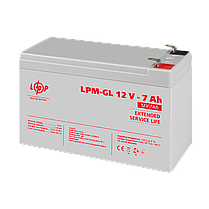 Акумулятор гелевий LPM-GL 12V - 7 Ah, фото 4