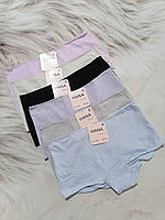 Трусики шорти жіночі бавовна 42-48р 6 кольорів