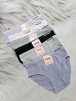 Труси жіночі бавовна зовнішня резинка 46-52р 6 кольорів