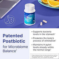 Microbiome Labs PyloGuard / Lactobacillus reuteri для здорового рівня хелікобактер пилорі 30 капсул BX534, фото 7