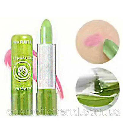 Зволожувальний бальзам для губ з алое вера Aloe Vera 99% Soothing Gel Lipstick 3,5 гр, фото 1