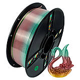 Пластик KINGROON Silk PLA Rainbow Macaron(B01892), Classic Spool, 1.75mm, 1kg, 200-220°C, Чергуються кольори філамент для 3Д-друку, фото 2