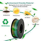 Пластик KINGROON Silk PLA Rainbow Macaron(B01892), Classic Spool, 1.75mm, 1kg, 200-220°C, Чергуються кольори філамент для 3Д-друку, фото 6