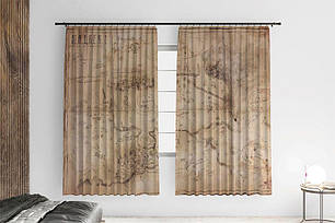 Штори з принтом «Мапа Зони. Сталкер 2. Серце Чорнобиля. Map Zone. S.T.A.L.K.E.R 2. Heart of Chernobyl», фото 1