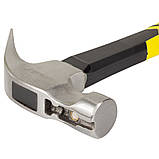 Молоток-цвяходер 450 г фібергласова ручка (магніт) SIGMA (4315011), фото 2