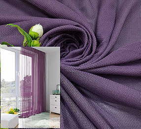 Тюль сітка "Саллі" Фіолетовий (готова тюль 300х270см)
