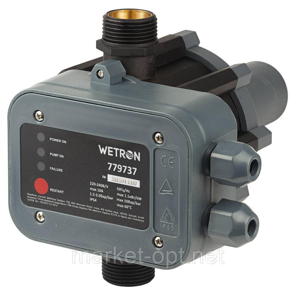 Контролер тиску електронний 1.1 кВт Ø1" WETRON DSK-1.1 (779737), фото 1