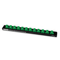 Тримач планка магнітна для головок 3/8"*280*12PCS TOPTUL PBKB3B2612