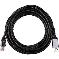 Кабель PowerPlant CAT6 UTP, USB3.0 Type-A - RJ45 5 м