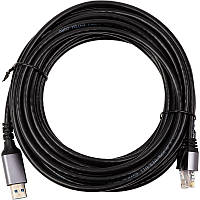 Кабель PowerPlant CAT6 UTP, USB3.0 Type-A - RJ45 7.5 м