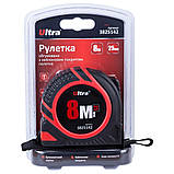 Рулетка гумова з нейлоновим покриттям полотна 8 мм × 25 мм ULTRA (3825142), фото 6