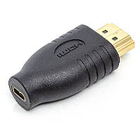 Перехідник PowerPlant HDMI (M) — micro HDMI (F)