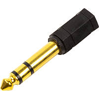 Аудіо адаптер PowerPlant 6.35 мм (M) - 3.5 мм (F)