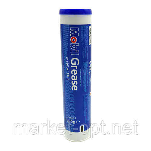 Мастило літієве консистентне в тубі 390 г Mobilux EP 2 (Франція) MOBIL-EP2, фото 1