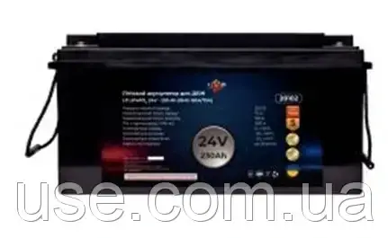 Акумулятор lp lifepo4 24V, вольт, 230Ah, ампер годин, літій залізо фосфатний