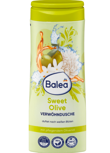 Гель для душу Balea Сладкая оливка Duschgel Sweet Olive