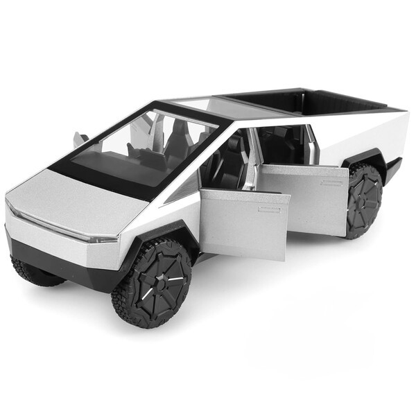 Машинка Tesla Cybertruck іграшка моделька металева колекційна 16 см Сірий (60690)