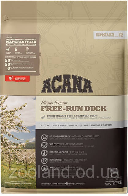 A57112 Acana Free-Run Duck, 11,4 кг