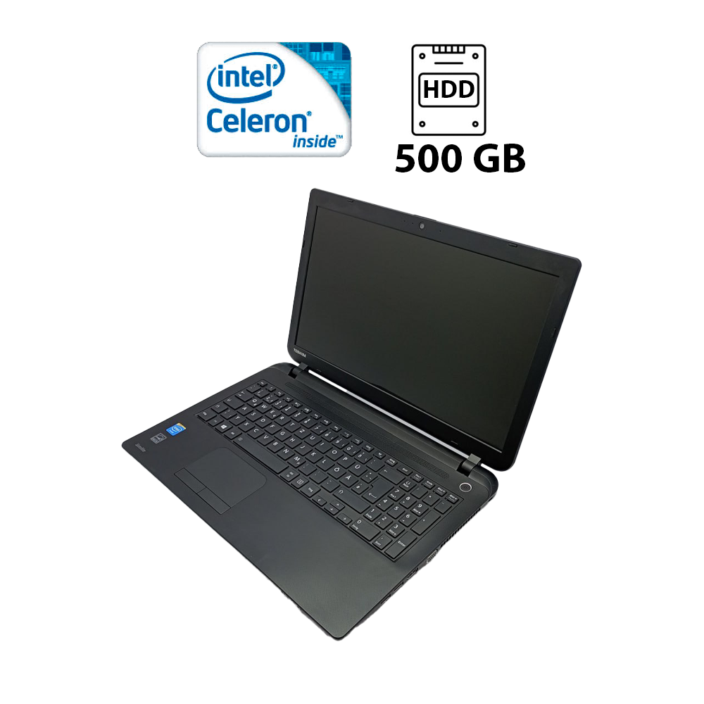 Ноутбук Toshiba C50/ 15.6" (1366x768)/ Celeron N2840/ 4 GB RAM/ 500 GB HDD/ HD