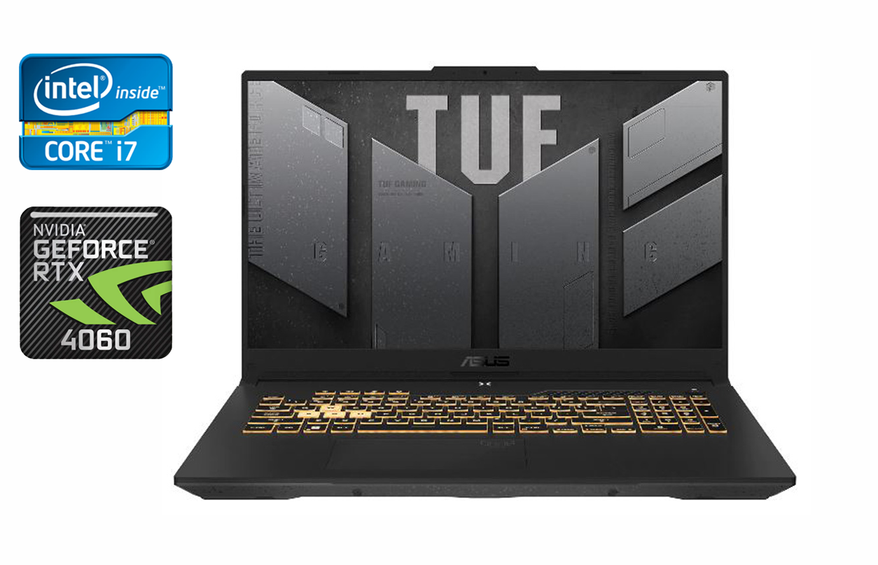 Ігровий ноутбук Asus FX 507/ 15.6" (1920x1080)/ Core i7-12700H/ 16 GB RAM/ 512 GB SSD/ GeForce RTX 4060 8GB