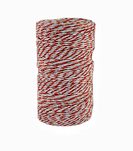 Шнур для електропастуха 200 м, 2mm,3×0.2mm