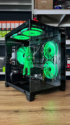 Б/в Під замовлення ігровий ПК Qube Reef ARGB Black MT| Ryzen 5 5500| 16 GB RAM| 1000 GB SSD| GeForce RTX 3060 12GB, фото 1