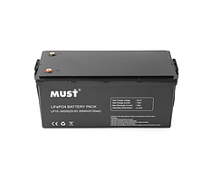 Must lifepo4 24v 200аг, ампер годин, літієвий, літій залізо фосфатний акумулятор