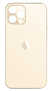 Задня кришка для iPhone 13 Pro Max, золотиста, з великими отворами під віконця камер, оригінал (54)