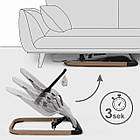 Крісло-гойдалка Kidwell LARO Full Grey/Wooden, фото 4