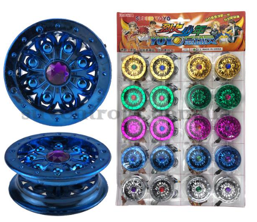 Класні йо-йо кольорові пластикові на планшетці, фото 1